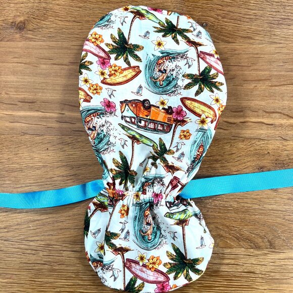 NWOT 10 Ponytail Scrub Caps Bundle scrub hats surgical caps ponytail scr… - Picture 13 of 16